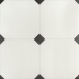 Керамогранит El Molino Betera Black-White 58x58 R