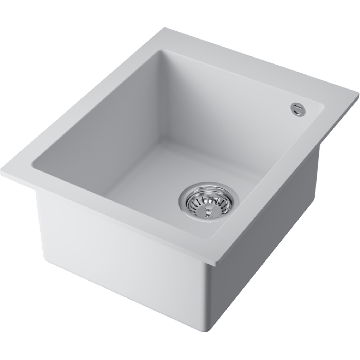 Кухонная мойка из камня Artceramic 4993814 Omoikiri Bosen 41A WH, Белый