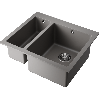 Кухонная мойка из камня Artceramic 4993822 Omoikiri Bosen 59-2A GR, Leningrad Grey
