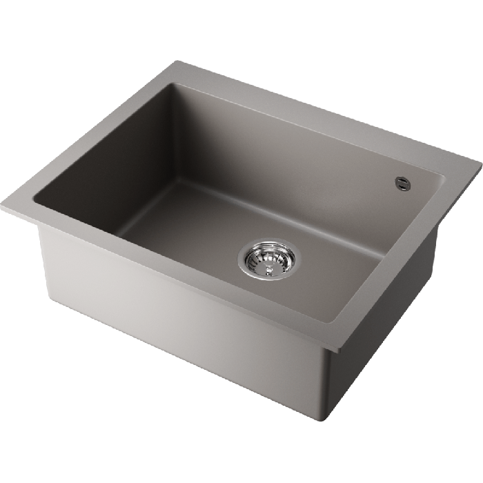 Кухонная мойка из камня Tetogranit 4993557 Omoikiri Bosen 61 GR, Leningrad Grey