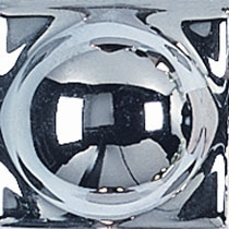 Вставка ADNE8058 Adex Rombos Taco Esfera Plata 2x2