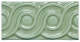 Декор ADMO4080 Adex Modernista Relieve Clasico C/C Verde Claro 7,5x15