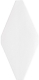 Керамическая плитка ADNE8051 Adex Rombos Rombo Liso Blanco Z 10x20