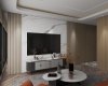 Бамбуковая панель Bonaparte Calacatta White Glossy C 108x280