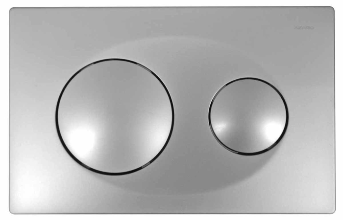 Кнопка смыва AZ-8200-0011 Azario двойная, Хром глянец