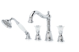 Смеситель на борт ванны 396-Camelia Boheme Camelia Chrome, Хром