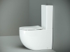 Унитаз напольный CN4001 Ceramica Nova Metropol Rimless, Белый, С КРЫШКОЙ