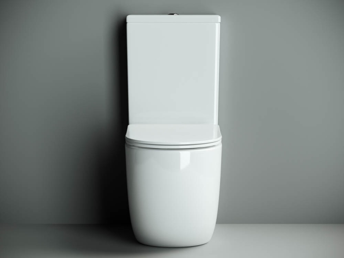 Унитаз напольный CN4001 Ceramica Nova Metropol Rimless, Белый, С КРЫШКОЙ
