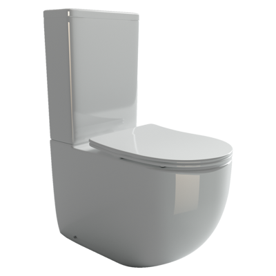 Унитаз напольный CN4001 Ceramica Nova Metropol Rimless, Белый, С КРЫШКОЙ