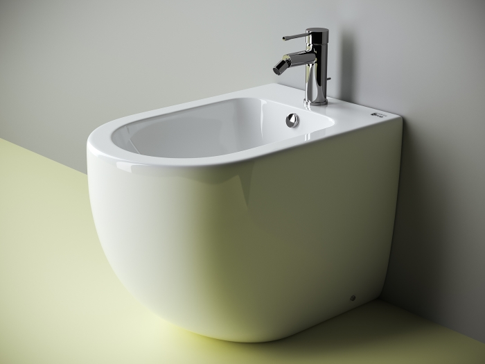 Биде напольное CN4005 Ceramica Nova Metropol, Белый