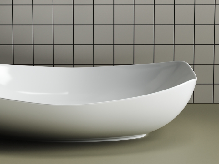 Раковина накладная CN5016 Ceramica Nova Element, Белая