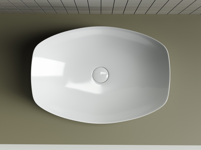 Раковина накладная CN5016 Ceramica Nova Element, Белая