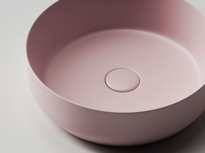 Раковина накладная CN6022MP Ceramica Nova Element, Розовый Матовый