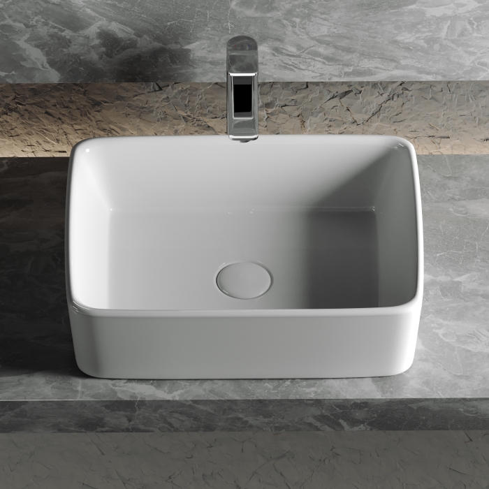 Раковина накладная CN6037 Ceramica Nova Element, Белый
