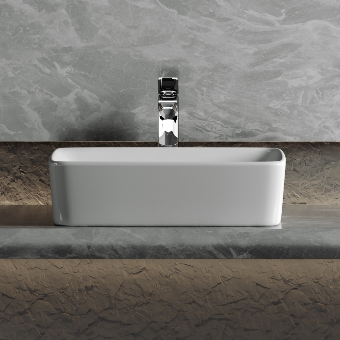 Раковина накладная CN6037 Ceramica Nova Element, Белый