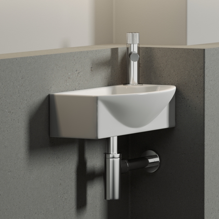 Раковина подвесная CN6038L Ceramica Nova Element, Белый