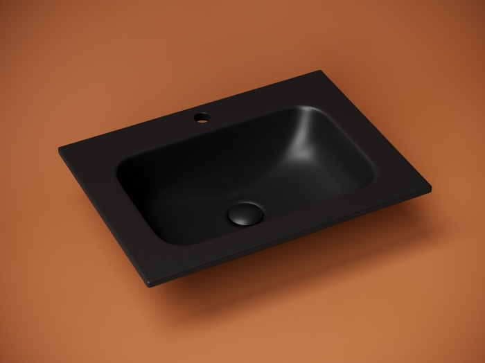 Раковина накладная CN7011MB Ceramica Nova Grace, Черный Матовый