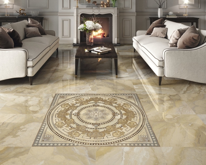 Декор APE Rex Roseton Cream 120x120