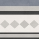 Бордюр 6790 Smile Tile Chalet ELEGANCE BORDER 19,8x19,8