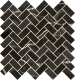 Мозаика 620110000217 Italon Stellaris Absolut Black Mosaico Cross Натуральный 31,5x29,7