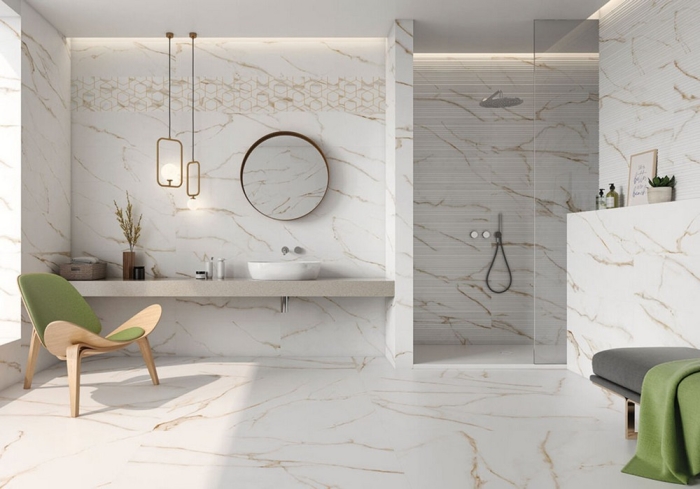 Плитка настенная Geotiles Damiano Manzoni Gold 30x90