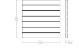 Керамогранит 134905 WOW London Calling Bars Golden Gloss 11,6x11,6