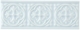 Бордюр ADST4082 Adex Studio Relieve Palm Beach Ice Blue 7,5x19,8