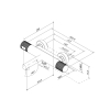 Смеситель для ванны DUNSB02i74WA IDDIS Duna, Хром, С ТЕРМОСТАТОМ