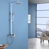Душевая стойка с изливом AF8616L Abber Wasserfall, Хром