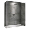 Душевой уголок 90x170 см Abber Komfort AG93170-S92, Профиль Хром, Стекло Прозрачное, БЕЗ ПОДДОНА