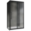 Душевой уголок Abber 90x130 см Schwarzer Diamant AG30130BMH-S90BM-S90BM, Профиль Черный, Стекло Матовое, БЕЗ ПОДДОНА
