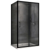 Душевой уголок 90x150 см Abber Schwarzer Diamant AG30150B5-S90B5, Профиль Черный, Стекло Прозрачное, БЕЗ ПОДДОНА