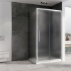 Душевой уголок 50x150 см Abber Schwarzer Diamant AG30150MH-S50M, Профиль Хром, Стекло Матовое, БЕЗ ПОДДОНА