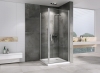 Душевой уголок 90x80 см Abber Sonnenstrand AG04080-S90, Профиль Хром, Стекло Прозрачное, БЕЗ ПОДДОНА