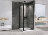 Душевой уголок 80x100 см Abber Sonnenstrand AG04100B-S80B, Профиль Черный, Стекло Прозрачное, БЕЗ ПОДДОНА