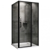 Душевой уголок 70x100 см Abber Sonnenstrand AG04100BS-S70B, Профиль Черный, Стекло Прозрачное, БЕЗ ПОДДОНА