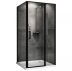 Душевой уголок 70x100 см Abber Sonnenstrand AG04100BS-S70B, Профиль Черный, Стекло Прозрачное, БЕЗ ПОДДОНА