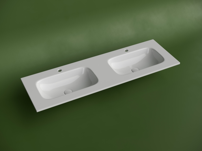 Раковина накладная мебельная CN7022 Ceramica Nova Grace, Белый, С ОТВЕРСТИЯМИ ПОД СМЕСИТЕЛЬ