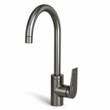 Смеситель для кухни 8407 WasserKraft Wiese 8400, Оружейная Сталь
