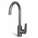 Смеситель для кухни 8407 WasserKraft Wiese 8400, Оружейная Сталь