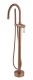 Смеситель для ванны напольный 469-CB Boheme Uno Copper Brushed, Медь Брашированная, С ДУШЕВЫМ НАБОРОМ