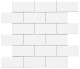 Мозаика ADMO1030 Adex Modernista Liso PB C/C Blanco чип 50x100 мм Enmallado 30,5x30,9