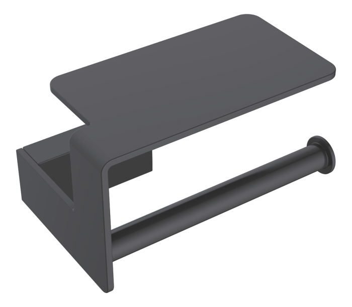 Держатель для туалетной бумаги 10941-B Boheme Q Black, Черный