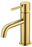 Смеситель для раковины 461-G Boheme Uno Gold, Золото, БЕЗ ДОННОГО КЛАПАНА