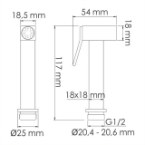 Смеситель встроенный A9151.264.315.327.242.217 WasserKraft Nuthe 9100, Черный Матовый, С ВНУТРЕННЕЙ ЧАСТЬЮ, С ДУШЕВЫМ НАБОРОМ