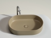Раковина овальная накладная CN6048MC Ceramica Nova Element, Капучино Матовый