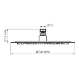 Смеситель встроенный A2151.278.279.183.208.280.197.281 WasserKraft Neckar 2100, Золото Глянцевое, С ВНУТРЕННЕЙ ЧАСТЬЮ, С ВЕРХНИМ ДУШЕМ, С ДУШЕВЫМ НАБОРОМ