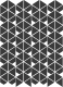 Мозаика LV11929 Living Ceramics Cava Black Mosaic. E. 22,8x27,8