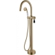 Смеситель для ванны напольный 309-BLC Boheme Medici Bronze, Бронза/Черный, С ЧЕРНОЙ КЕРАМИЧЕСКОЙ РУЧКОЙ