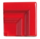 Угловая вставка ADRI5077 Adex Riviera Angulo Marco Cornisa Monaco Red 5x5